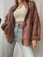 Oversized Quilted Dolman Sleeve Jacket S Boho Steppjacke Baden-Württemberg - Durmersheim Vorschau