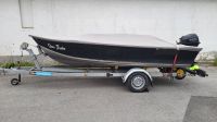 Motocraft 450 T, Pega Trailer, Tohatsu 15PS Aluboot, Angelboot Sachsen - Wilkau-Haßlau Vorschau