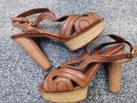 edle originale PRADA Sandalen High Heels Gr. 40 braun Schleswig-Holstein - Norderstedt Vorschau