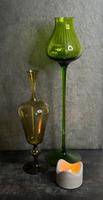 2 Vintage Glasvasen mundgeblasen – Lauscha Stil – 50er/60er, DDR Friedrichshain-Kreuzberg - Friedrichshain Vorschau