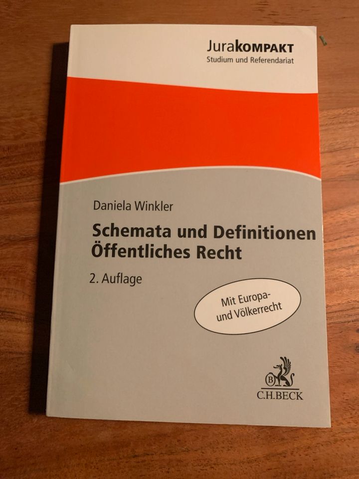 Schemata und Definitionen Öffentliches Recht in Würzburg