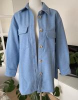 H&M hellblau blau Shacket Jacke Cardigan // S 36 Obervieland - Kattenturm Vorschau