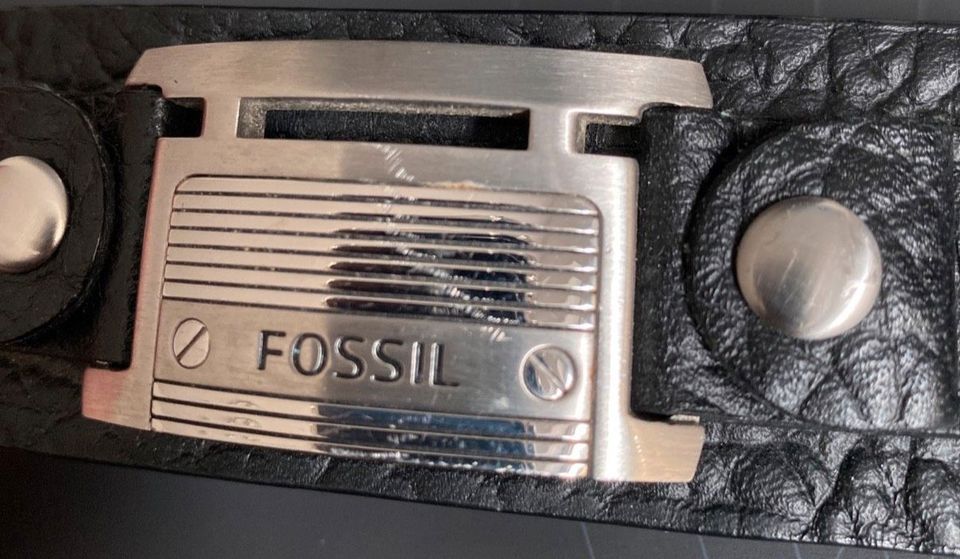 Fossil Armband Stainless Steel Leder in Löhne