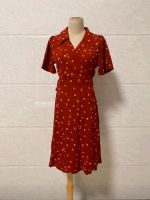 Retro kleid wickelkleid rot midikleid Herzen muster sommerkleid Altstadt-Lehel - München/Lehel Vorschau