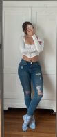 Basic ripped Jeans Hessen - Wiesbaden Vorschau