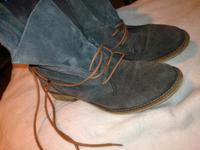 Stiefel Wildleder grau neu 40 Trend Boho Rheinland-Pfalz - Germersheim Vorschau