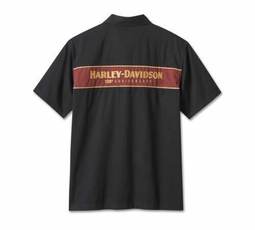 Harley 120th Anniversary Kurzarm Hemd für HD Biker in M/L/XL/XXL in Penkun