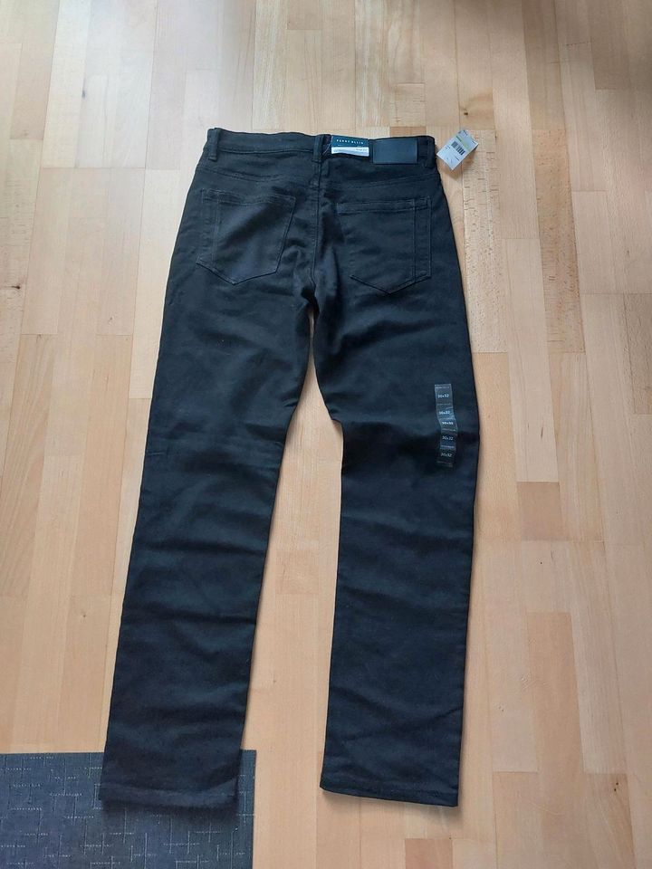 Jeans, schwarz, Perry Ellis USA, 30x32 slim fit, herren in Rangsdorf