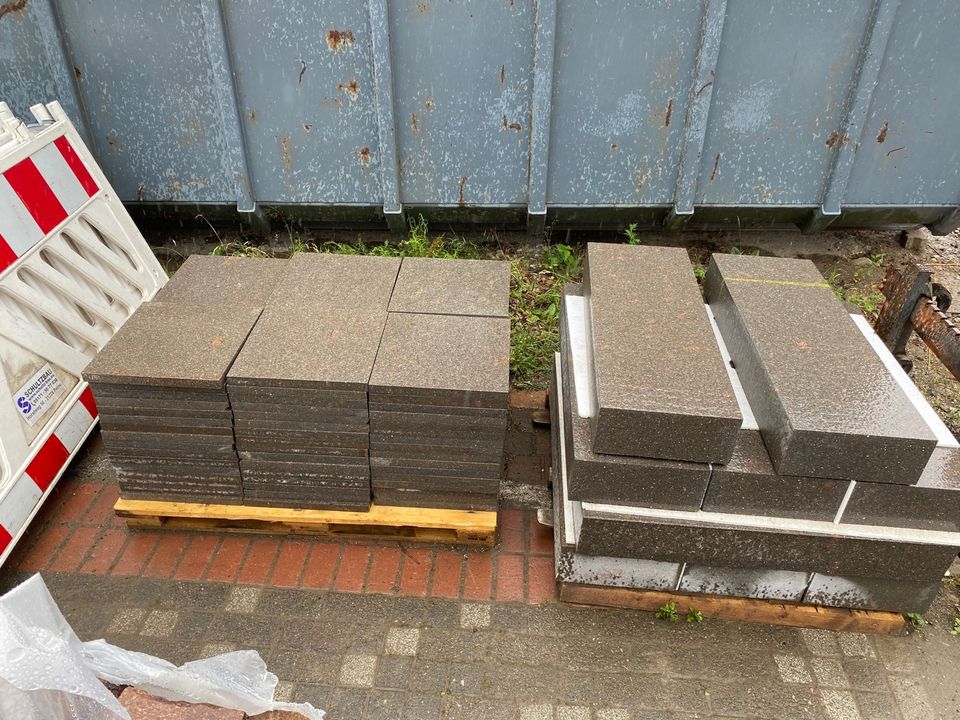 WEBRO Porphyr Bodenplatten/Terassenplatten/Blockstufen/Stufen in Hannover