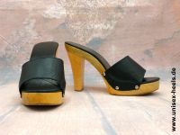 5304 unisex-heels; neue high heels gr. 46; echtholz, echtleder! Hessen - Limeshain Vorschau