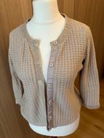 Heine elegante Jacke gestrickt in Beige Gr 40 Bayern - Neufahrn Vorschau