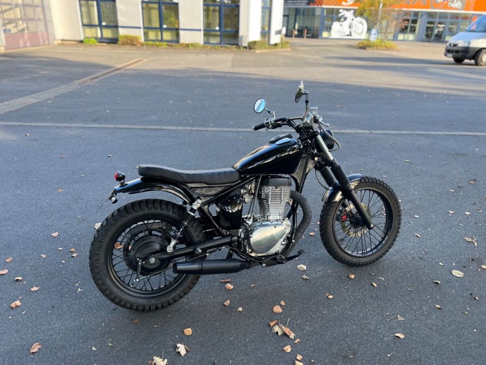 Suzuki LS650*SCRAMBLER UMBAU*HARLEY AUSPUFF*SAVAGE in Coerde