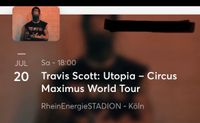 2x Travis Scott Tickets, Sitzplätze in Köln Hessen - Kassel Vorschau