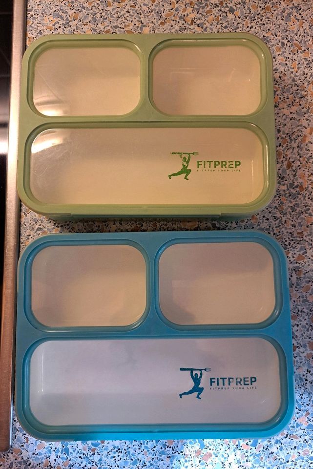 Brotdose Frühstücksdose Lunchbox Fitprep 3 Fächer in Oer-Erkenschwick