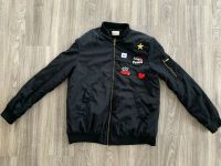 Damen Mrs & Hugs Bomberjacke Schwarz Buttons Gr. S Baden-Württemberg - Schwäbisch Hall Vorschau