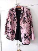 Blazer schwarz rosa Blumen Gr 50 T-shirt Niedersachsen - Nörten-Hardenberg Vorschau