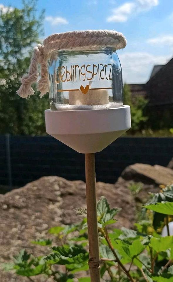 Raysin Gartenfackel Windlicht Geschenk Garten Licht Kerze Camping in Ebertshausen