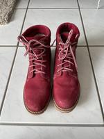 Tamaris Echtleder Boots | Größe 38 | Bordeauxrot Nordrhein-Westfalen - Niederkrüchten Vorschau