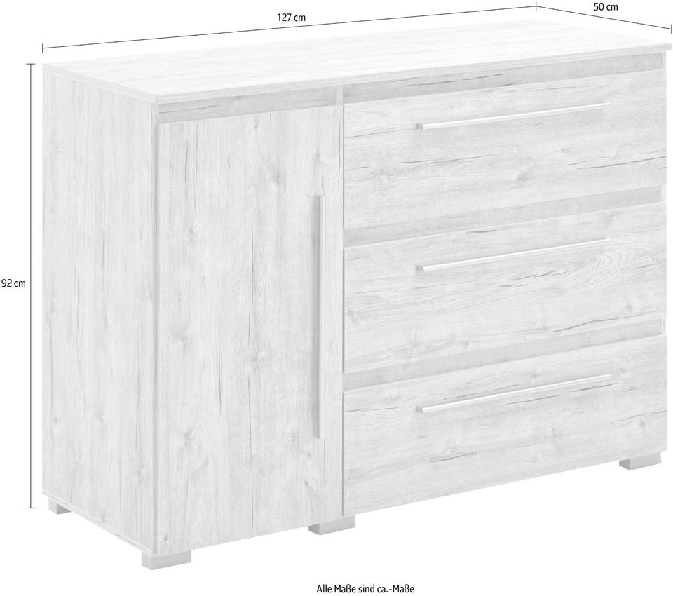 Kommode Anrichte Sideboard BALI30 Artisan Eiche Nachbildung Bühne in Borgentreich