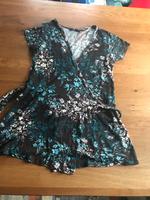 Buntes Mini Wickelkleid Bluse Weste Shirt Oberteil Gr.42 Bayern - Schwabach Vorschau