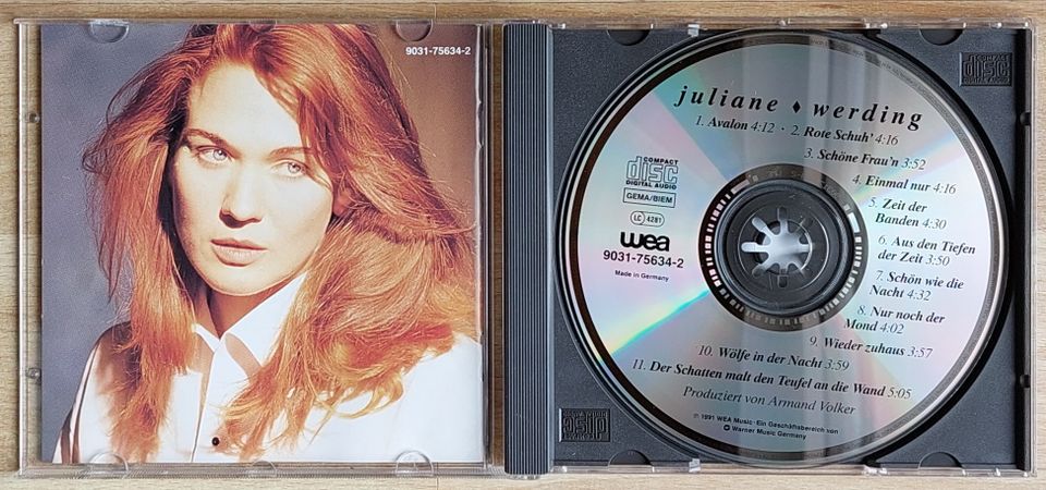 CD von Juliane Werding, Zeit nach Avalon zu gehn in Langenfeld