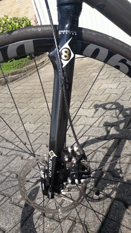 Rennrad Gabel Carbongabel Origin8 1 1/8" Disc Canti Seitenzug in Dortmund