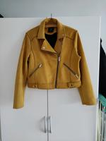 Damen Kunst-Lederjacke, Clockhouse, gelb, 42 Bayern - Hirschau Vorschau
