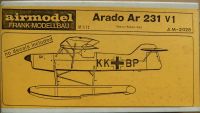 Arado Ar-231 V1 M 1:72 Epoxy-Resign-Kit Baden-Württemberg - Horgenzell Vorschau