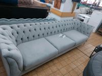 Sofa Couch 5-Sitzer Samt Möbel Chesterfield UVP 1479€ Hessen - Herbstein Vorschau