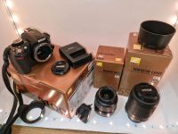 Nikon D3100 Mit OVP und mit 2 Objektiv.AF-S Nikkor 55-200 mm Neustadt - Huckelriede Vorschau