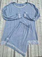 Intimissimi Set Shirt + Hose blau m Spitze Gr S Nordrhein-Westfalen - Wachtberg Vorschau