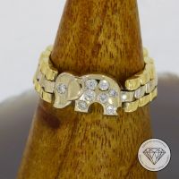 M*198731 WERT 1190€ Brillant Elefant Ketten Ring 750 Gold 18k XXY Essen - Karnap Vorschau