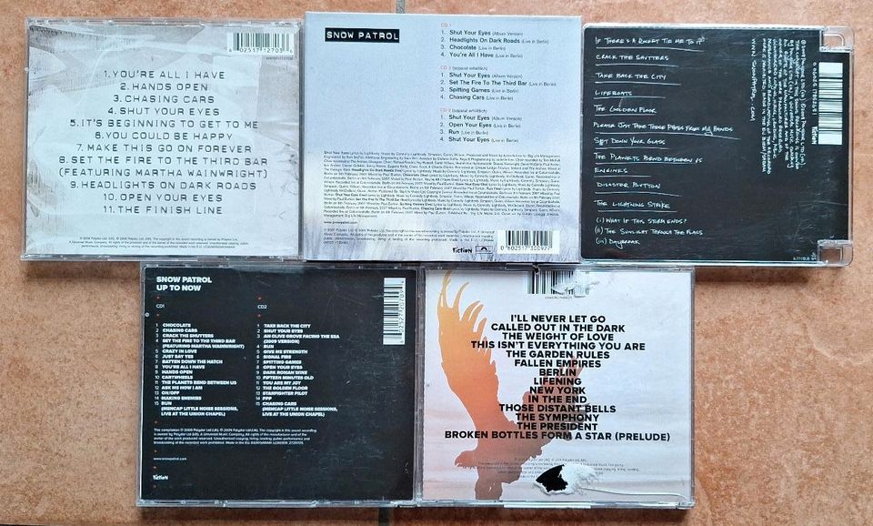 CD Sammlung Snow Patrol - 5 CDs in Langwedel