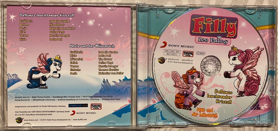 Hörspiel CD - Filly Ice Fairy - Belanas leuchtender Kristall in Hagenbach