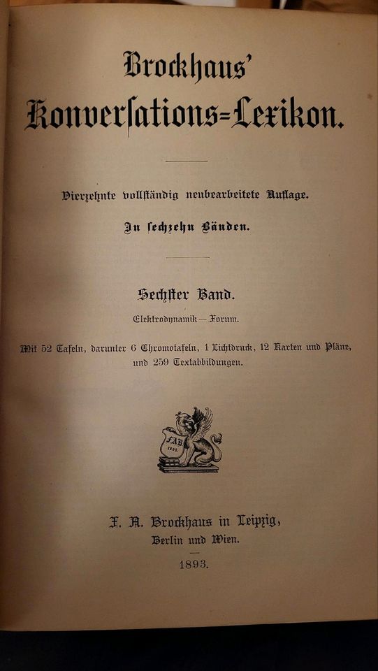 Meyers Konversationslexikon 1890er Jahre in Heidelberg