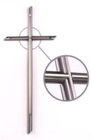 Edelstahlkreuz Grabsteinkreuz Wandkreuz Grabmal Kreuz 55x23cm Baden-Württemberg - Mahlberg Vorschau