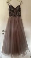 Ballkleid Abendkleid Cinque Gr.34 taupe Top Zustand Tüll Straß Hessen - Gründau Vorschau