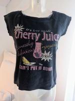 Amisu T-Shirt M-L 38 schwarz rosa Druck ( 228) Niedersachsen - Bassum Vorschau