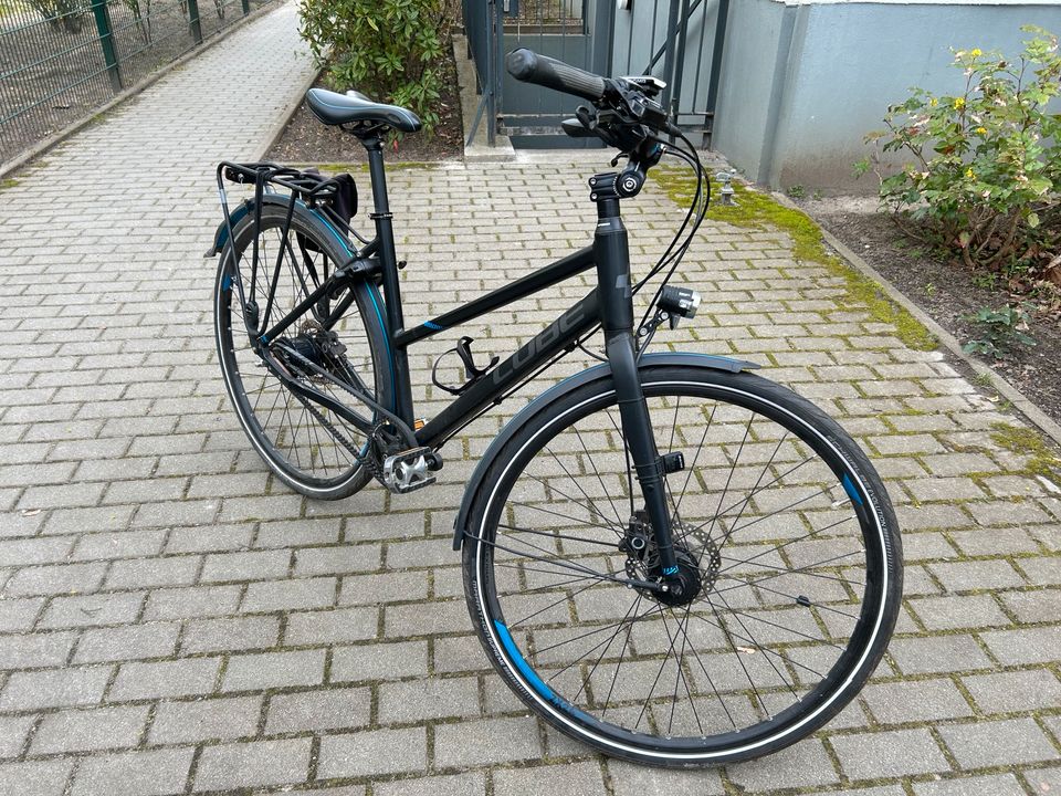 CUBE TRAVEL SL DAMENFAHRRAD Gr. S 50 2016 BLACK GREY FLASHBLUE in Berlin