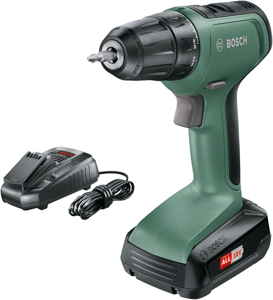 Bosch Akkuschrauber UniversalDrill 18 V System 2 Akkus im Karton in Recklinghausen