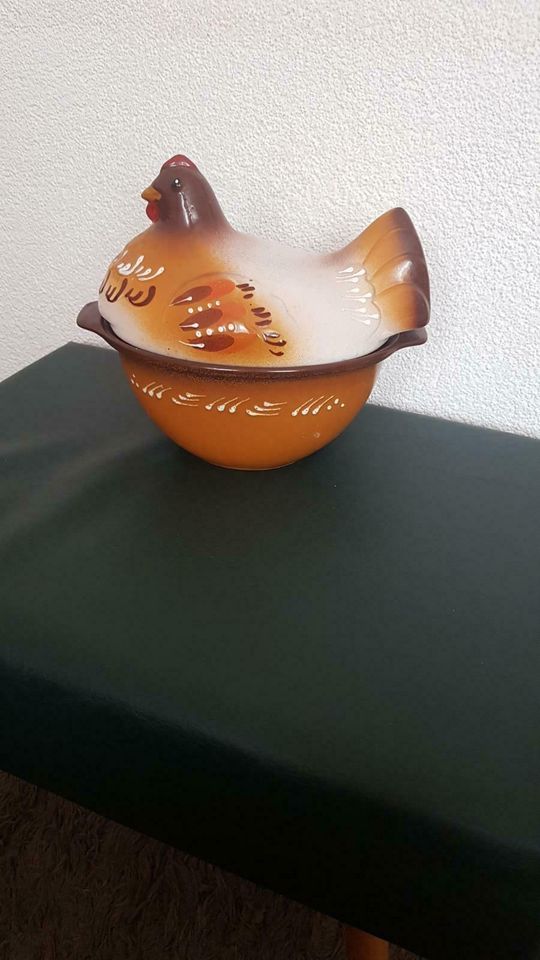 Keramik Kochtopf  Huhn unbenutzt in Remseck am Neckar