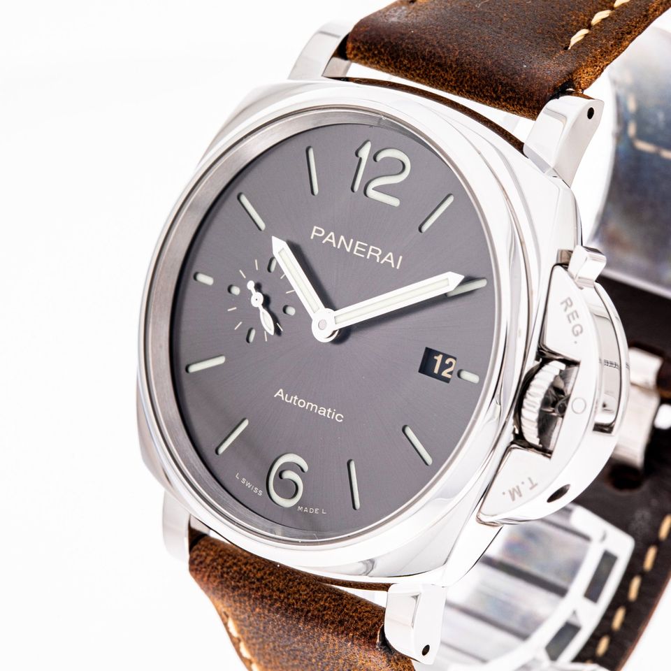 Panerai Luminor Due 42 Grau Stahl  PAM 00904 wie NEU 2022 Full S. in Hannover