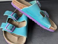 Birkenstock Hausschuhe Gr. 31 normal türkis lila Arizona Sandalen Baden-Württemberg - Karlsruhe Vorschau