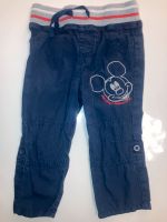 ❣️ Mickey Maus Mouse Hose Cargohose blau Gr. 80 Nordrhein-Westfalen - Krefeld Vorschau