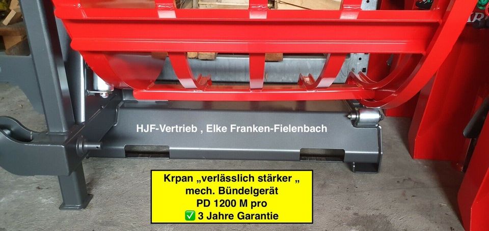 ⚠️ Krpan® PD 1200 M pro mech. Brennholz Kaminholz Bündelgerät ⚠️ in Much