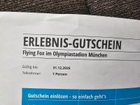 Verkaufe Gutschein Flying Fox München Kr. Dachau - Dachau Vorschau