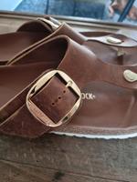 Birkenstock Gizeh Big Buckle 42 Zehentrenner Cognac Hessen - Griesheim Vorschau