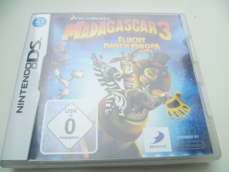 Madagascar 3 - Flucht durch Europa für Nintendo DS in OVP in Gelsenkirchen