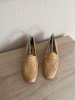 JHAY Echtleder Loafer Mokassins 39 nude beige creme gold Hessen - Wiesbaden Vorschau