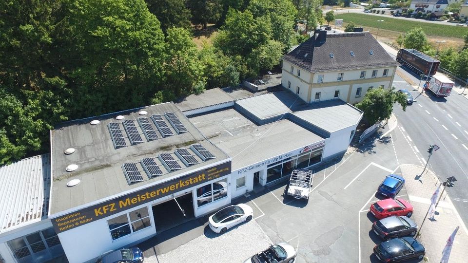 TOP LAGE TOP ANGEBOT Autohaus mit Werkstatt + MFH in Hof (Saale)